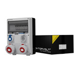 Будівельний розподільчий щит TD-S 32A 16A 2x230V IP65 Schuko Doktorvolt 6046