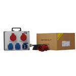 Rozdzielnica budowlana z kablem FRED SKH 2x16A 3x230V Schuko Mennekes Doktorvolt® 6671