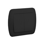 З'єднувач-патрон з підсвічуванням 10AX, 250V~, гвинтові клеми: чорний матовий, AKORD