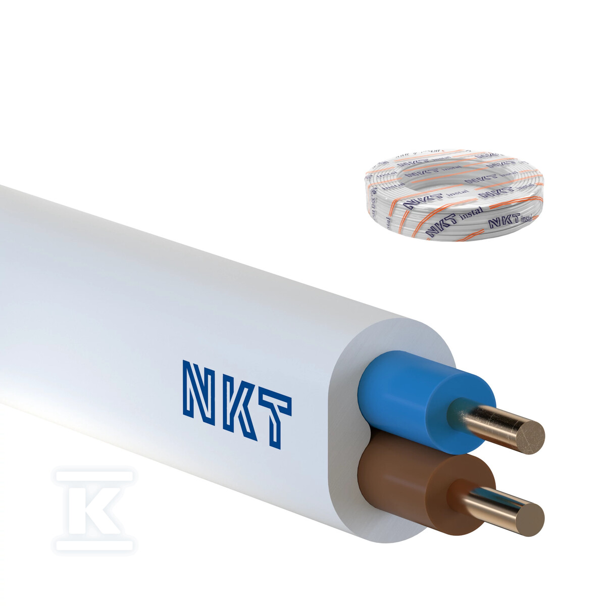NKT installation cable YDYp 750V 2x1 - 172153010C0100