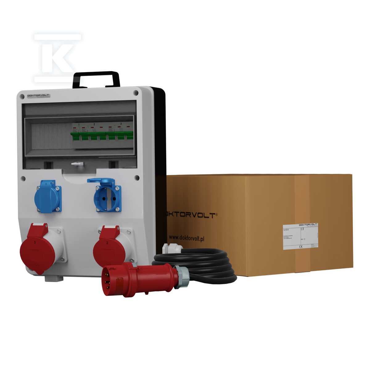Rozdzielnica budowlana z kablem ECO-S - DV-0083-D