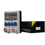 Rozdzielnica budowlana TD-S 32A 16A IP67 4x230V Schuko Doktorvolt 0069