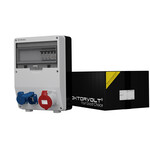 Будівельний розподільчий щит TD-S 32A 2x230V розетки Mennekes Doktorvolt 6954