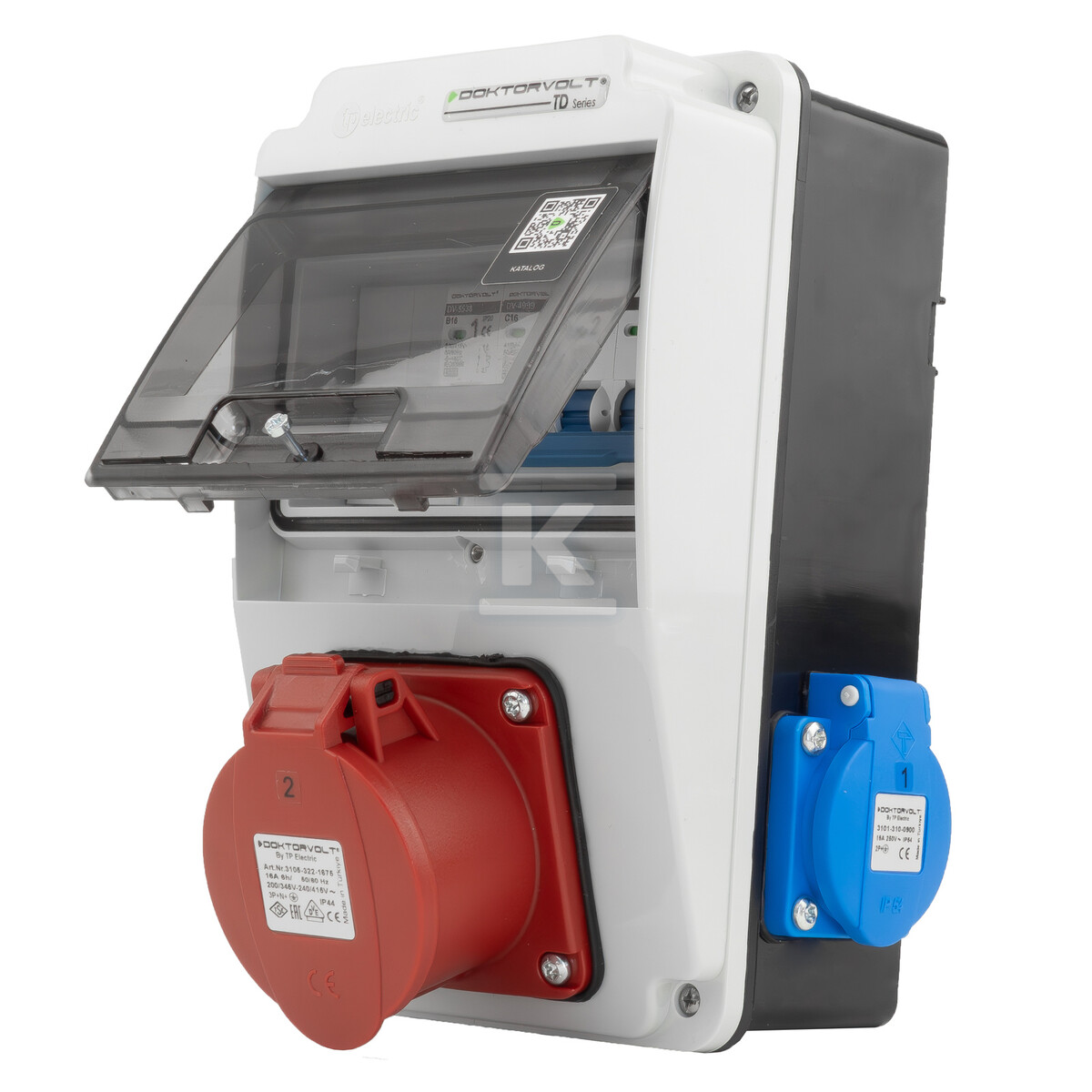 Baustellenschaltanlage XS-S 16A 2x230V - DV-5107-D