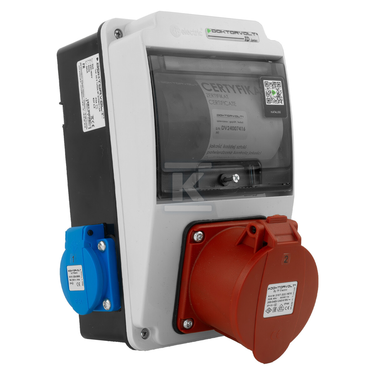 Quadro de distribuição de obra XS-S 32A - DV-5077-F