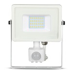 Naświetlacz LED V-TAC 20W SAMSUNG CHIP czujnik ruchu funkcja cut-OFF biały VT-20-S-B 3000K 1600lm 5 lat gwarancji