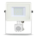 Naświetlacz LED V-TAC 30W SAMSUNG CHIP czujnik ruchu funkcja cut-OFF biały VT-30-S-W 3000K 2400lm 5 lat gwarancji