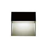 Oprawa ścienna elewacyjna 3W LED V-TAC czarny kwadrat 230V IP65 VT-1172-B 4000K 210lm