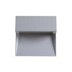 Oprawa ścienna elewacyjna 3W LED V-TAC szary kwadrat 230V IP65 VT-1172-G 4000K 210lm