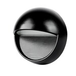 Oprawa ścienna elewacyjna 3W LED V-TAC czarna okrągła 230V IP65 VT-1182-B 4000K 210lm