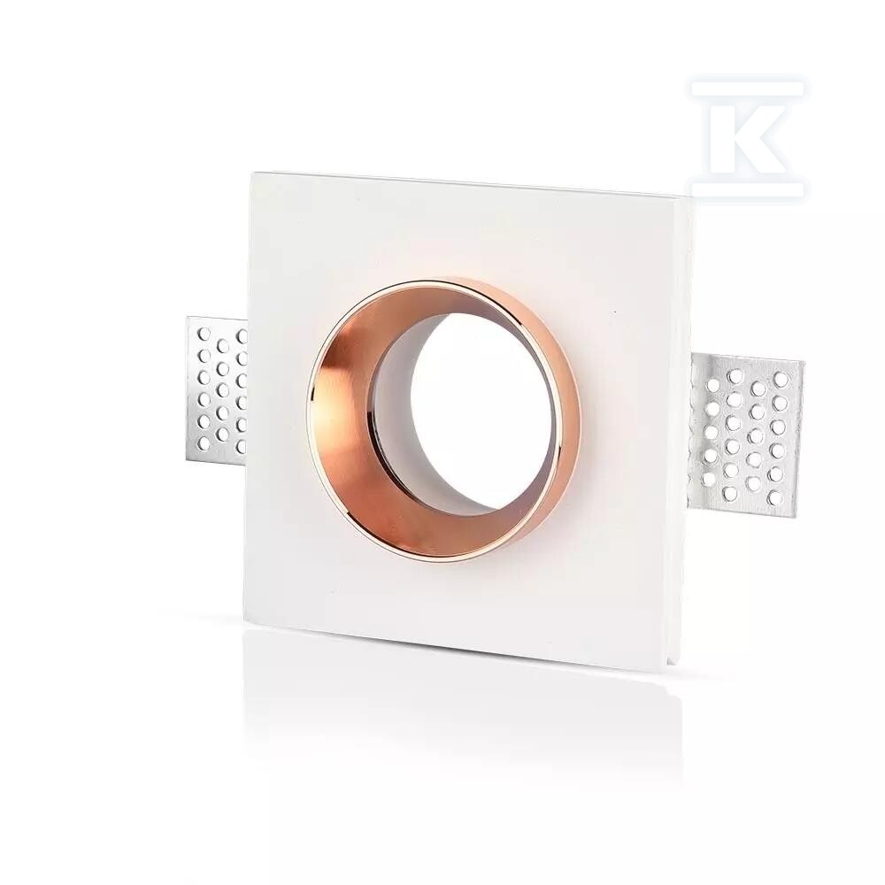 Oczko V-TAC gips GU10 kwadrat - 3150