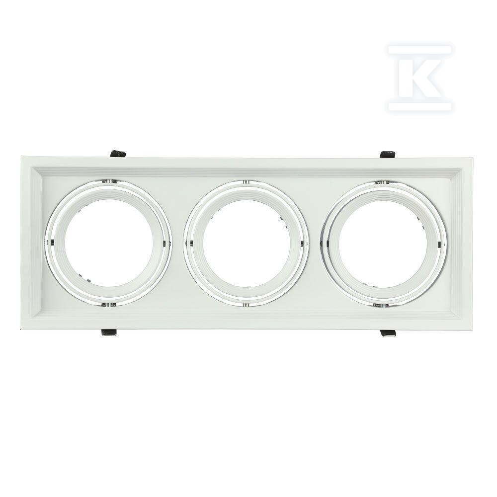 Oprawa sufitowa wpuszczana 3xAR111 G53 - 3577