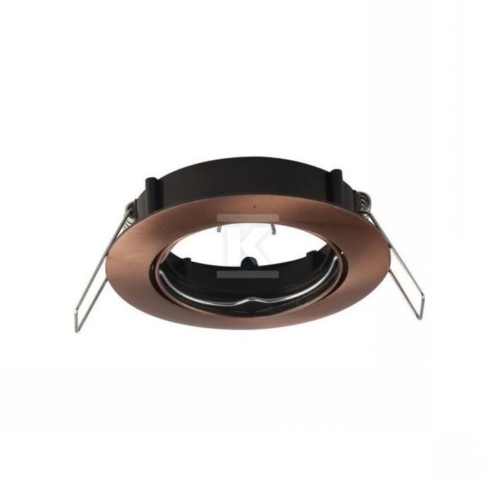 Oczko V-TAC GU10 okrągłe ruchome miedź - 8580