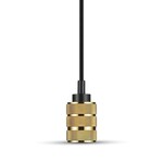 Oprawa zwieszana złoty 2 rings V-TAC VT-7999-G3 5 lat gwarancji