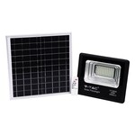 Naświetlacz LED solarny V-TAC 20W czarny IP65 pilot timer VT-60W 6000K 1650lm