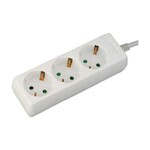 Przedłużacz 3 gniazda V-TAC (3G 1.5MM2 X 1.5M) biały VT-1103