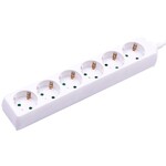 Przedłużacz 6 gniazd V-TAC (3G 1.5MM2 X 1.5M) biały VT-1106