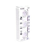 Zestaw oczek 3x5W GU10 białe V-TAC VT-3333 6400K 400lm