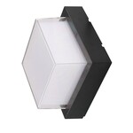 Oprawa V-TAC 12W LED IP65 czarny kwadrat VT-828 4000K 1280lm