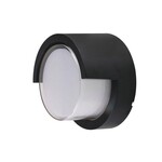 Oprawa ścienna V-TAC 7W LED czarna okrągła IP65 VT-831 3000K 610lm