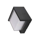 Oprawa ścienna V-TAC 7W LED czarna kwadrat IP65 VT-831 3000K 670lm