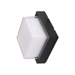 Oprawa V-TAC 7W LED czarna kwadrat IP65 VT-831 3000K 700lm