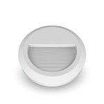 Oprawa schodowa 2W LED V-TAC biała okrągła 230V IP65 VT-1142 3000K 80lm