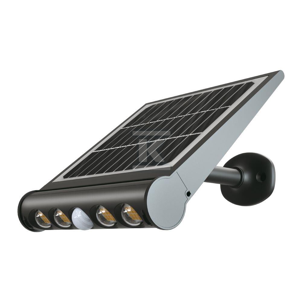 Naświetlacz solarny 8W LED czarny 8w1 - 6849