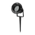 Oprawa gruntowa ogrodowa wbijana aluminium GU10 czarna z daszkiem IP65 V-TAC VT-7704 3 lata gwarancji