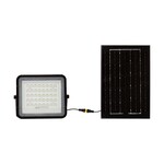 Naświetlacz LED solarny V-TAC 6W pilot auto timer IP65 czarny VT-40W 6400K 400lm