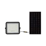 Naświetlacz LED solarny V-TAC 10W pilot auto timer IP65 czarny VT-80W 6400K 800lm