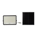 Naświetlacz LED solarny V-TAC 30W pilot auto timer IP65 czarny VT-240W 6400K 2600lm