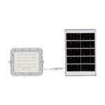 Naświetlacz LED solarny V-TAC 6W pilot auto timer IP65 biały VT-40W-W 4000K 400lm