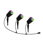 Oprawa gruntowa ogrodowa wbijana LED smart WI-FI V-TAC 3x7W Amazon Alexa Google Home VT-5168 RGB+3000K-6500K 520lm