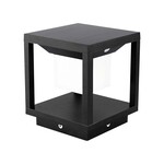Słupek ogrodowy solarny V-TAC 2W LED czujnik ruchu IP65 czarny VT-11022 3000K 90lm 3 lata gwarancji
