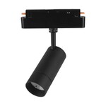 Oprawa projektor szynosystem smart 48V V-TAC 8W LED CCT 27st smart WI-FI tracklight czarna VT-908D 2700K-6400K 700lm 3 lata gwarancji