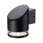 Kinkiet ogrodowy ścienny solarny V-TAC 1W LED czarny IP54 VT-1138 3000K 70lm 3 lata gwarancji