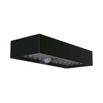 Kinkiet ogrodowy ścienny solarny V-TAC 6W czujnik ruchu czarny VT-406 4000K 900lm