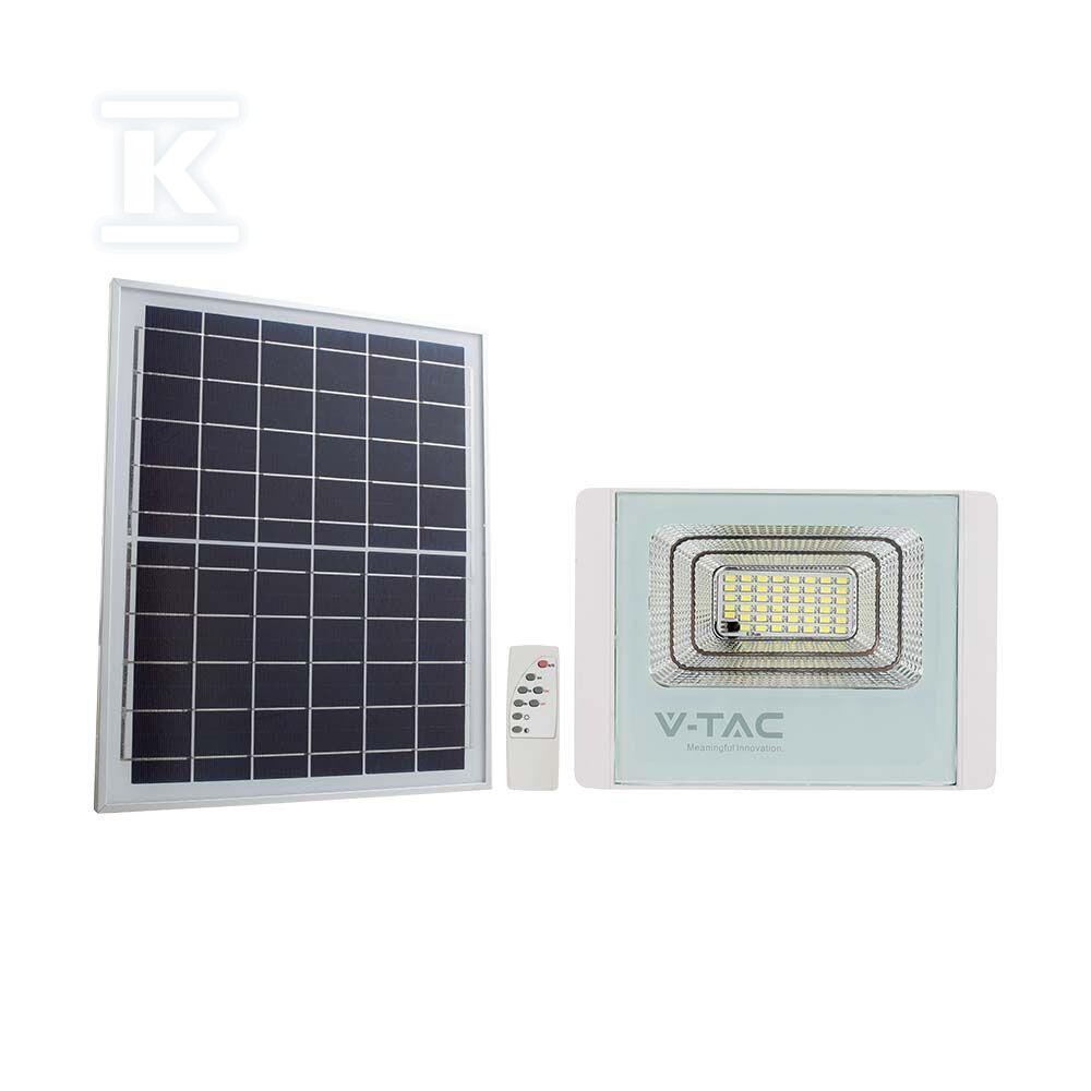 Naświetlacz LED solarny V-TAC 20W biały - 10408