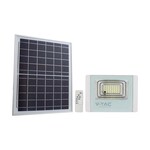 Naświetlacz LED solarny V-TAC 35W biały IP65 pilot timer VT-100W 4000K 2450lm