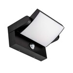 Projektor oprawa elewacyjna V-TAC 17W LED czujnik ruchu czarna IP65 VT-11020S 3000K 2520lm