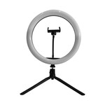 Lampa pierścieniowa LED ring V-TAC 10W fi255mm statyw pilot VT-45010 3200K-5500K 550lm