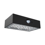 Kinkiet ogrodowy ścienny solarny V-TAC 3W CCT czujnik ruchu czarny VT-403 3000K-4000K 350lm