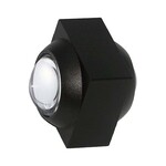 Oprawa ścienna góra dół V-TAC 2W LED IP54 czarna VT-2503 3000K 200lm