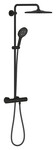 Rainshower SmartActive 310 - podtynkowa termostatyczna bateria prysznicowa blokada bezpieczeństwa 38°C/43°C, 450 mm,główka natrysku 9.5 l/min, czarny mat