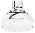 Tempesta 100 Prysznic górny, jednostrumieniowy (strumień Rain), chrom, oszczędność wody Water Saving, ogranicznik przepływu 5,7 l/min