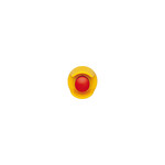 Przycisk E-Stop PITestop, IP65, z kołnierzem ochronnym, bez logo, śr. montażu 22, 3 mm