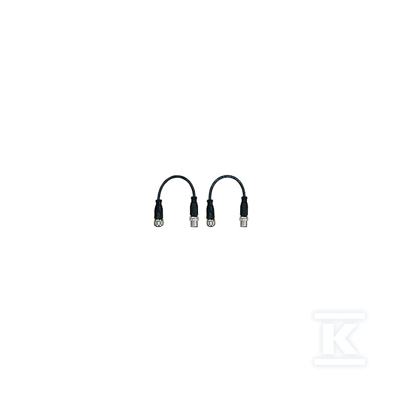 Kabel adapter PSENopt slim, M12 4-pin / - 631187