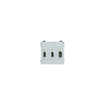 Puszka adaptera do modułu monitorowania prędkości, PNOZmulti Classic, 3 x 9-stykowe złącze D-Sub, 2 x gniazdo, 1 x złącze, możliwość mocowania do szyn górnych