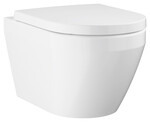 Miska WC wisząca, z deską i pokrywą, Euro Ceramika